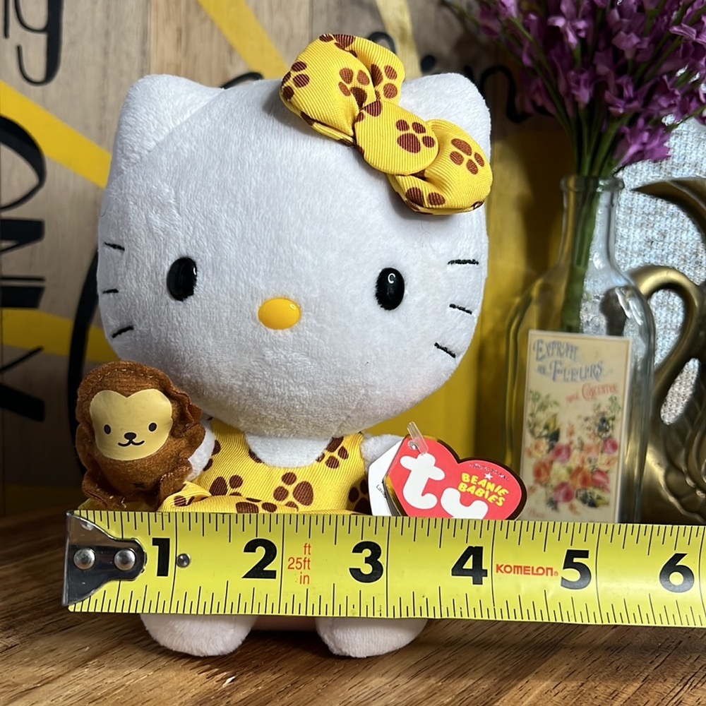 Hello Kitty TY Beanie Baby Safari Print Dress - Picture 10 of 12